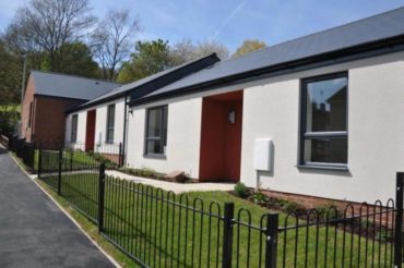 Bungalows at Bazeley Road, Gloucester