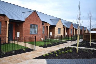 St James Close bungalows from launch event