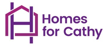 Logo for Homes for Cathy charity