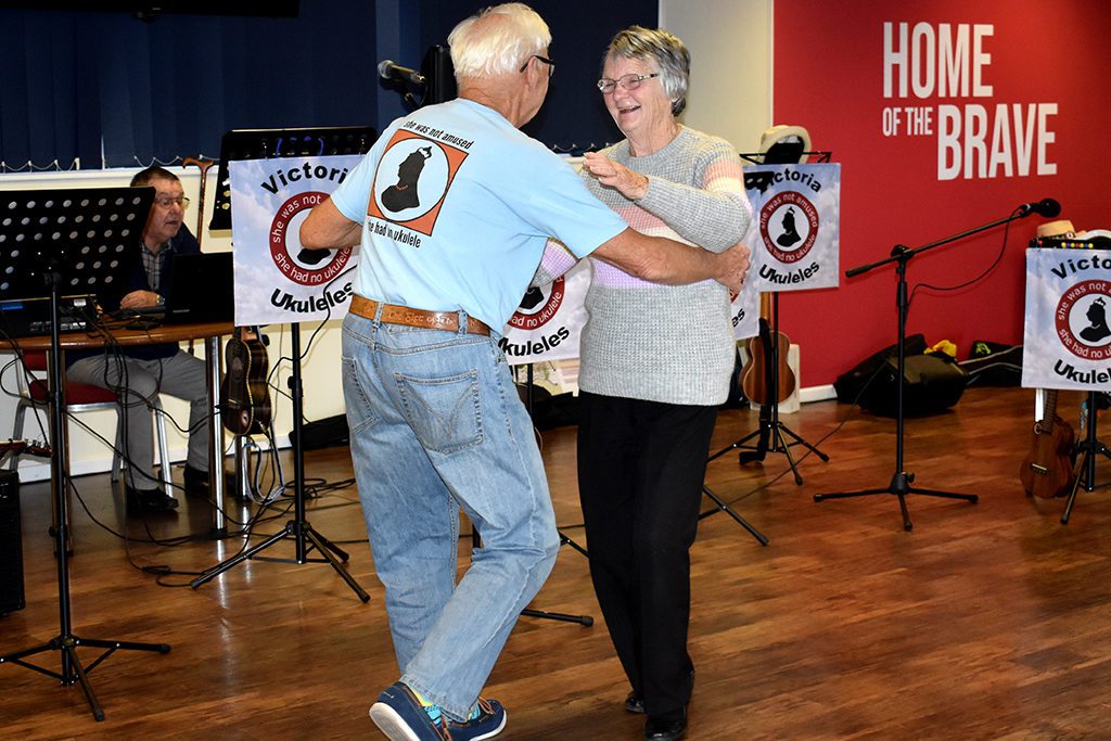Two GCH Tenants dancing at the GCH Tenant Conference 2019