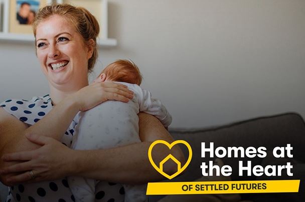 Homes at the heart of settled futures advert