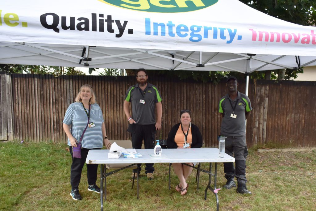 GCH staff in gazebo