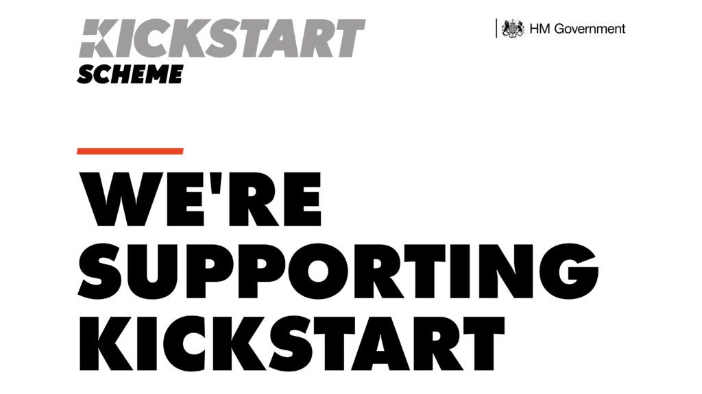We're supporting Kickstart Scheme logo from HM Government