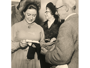 Photo of Princess Margaret with resident