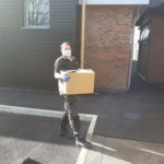 GCH Estate Worker carrying a box at Miletones