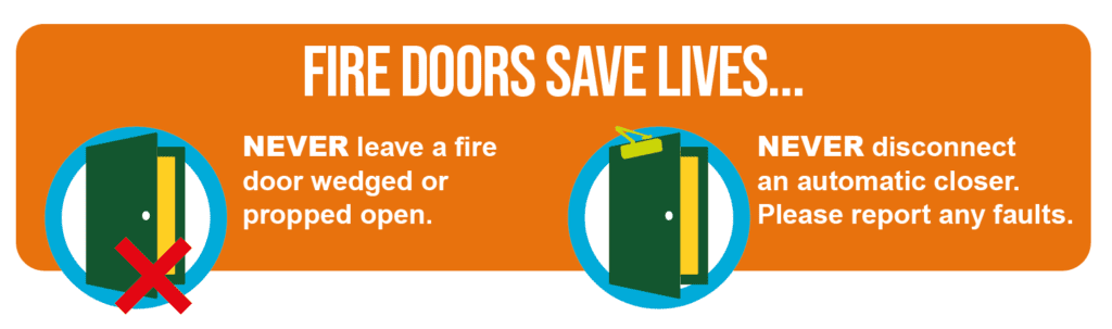 Fire doors save lives