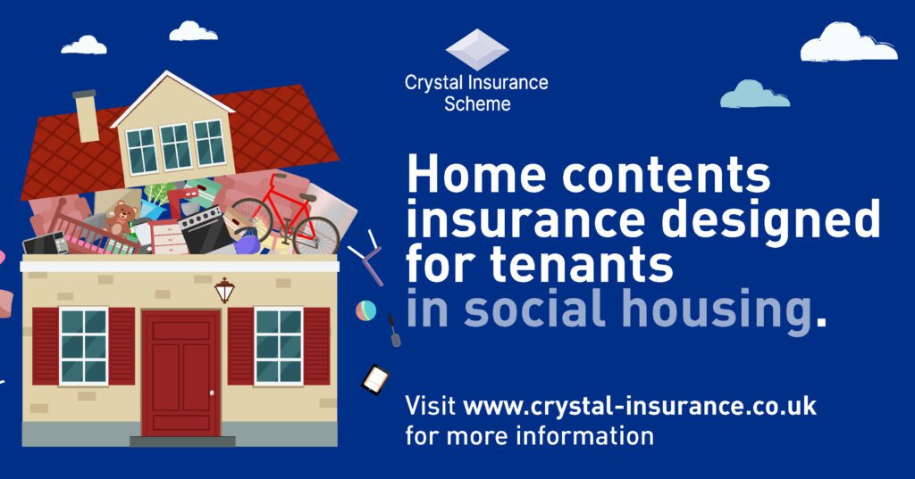 Crystal Home contents insurance designed for tenants in social housing