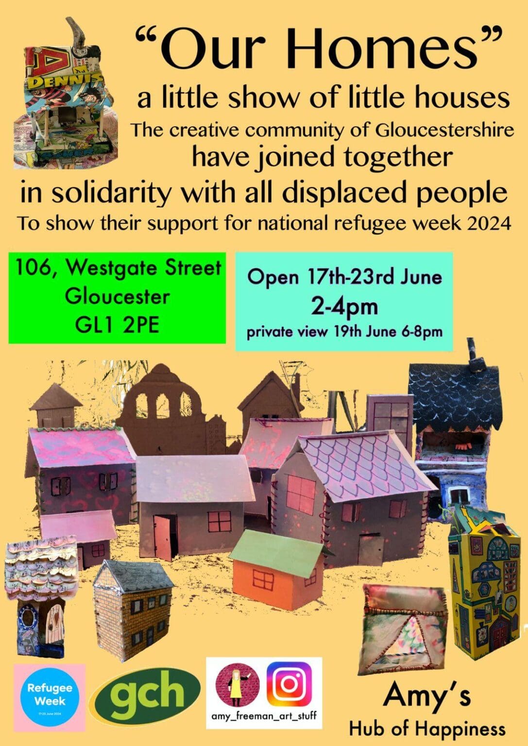 Gch 'Our Homes' exhibition for National Refugee Week - GCH