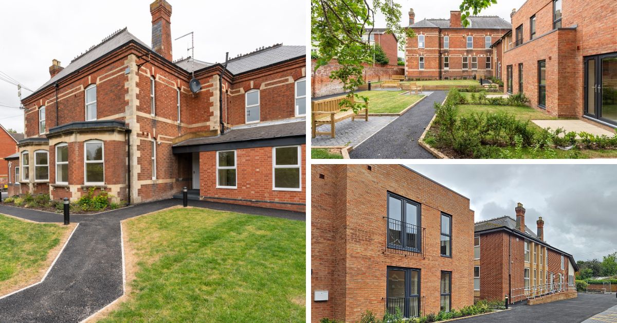 picture collage showing three views of 18 Denmark Road