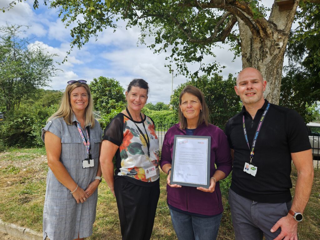 GCH colleagues and Board members with signed ASB Help Pledge