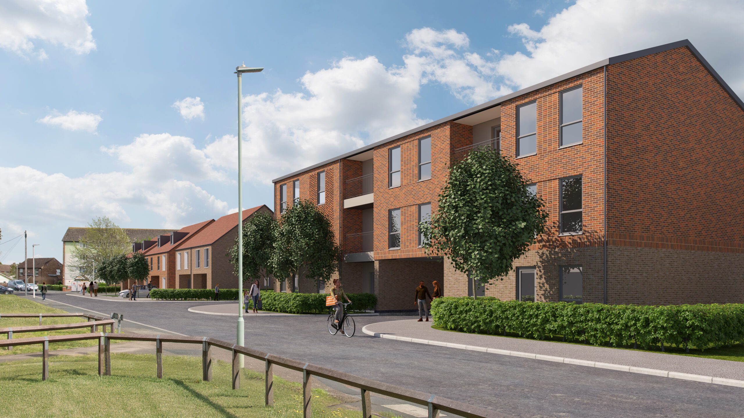 Artists impression of Podsmead development