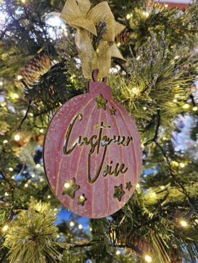 Christmas bauble with Customer Voice inscribed representing Scrutiny Group