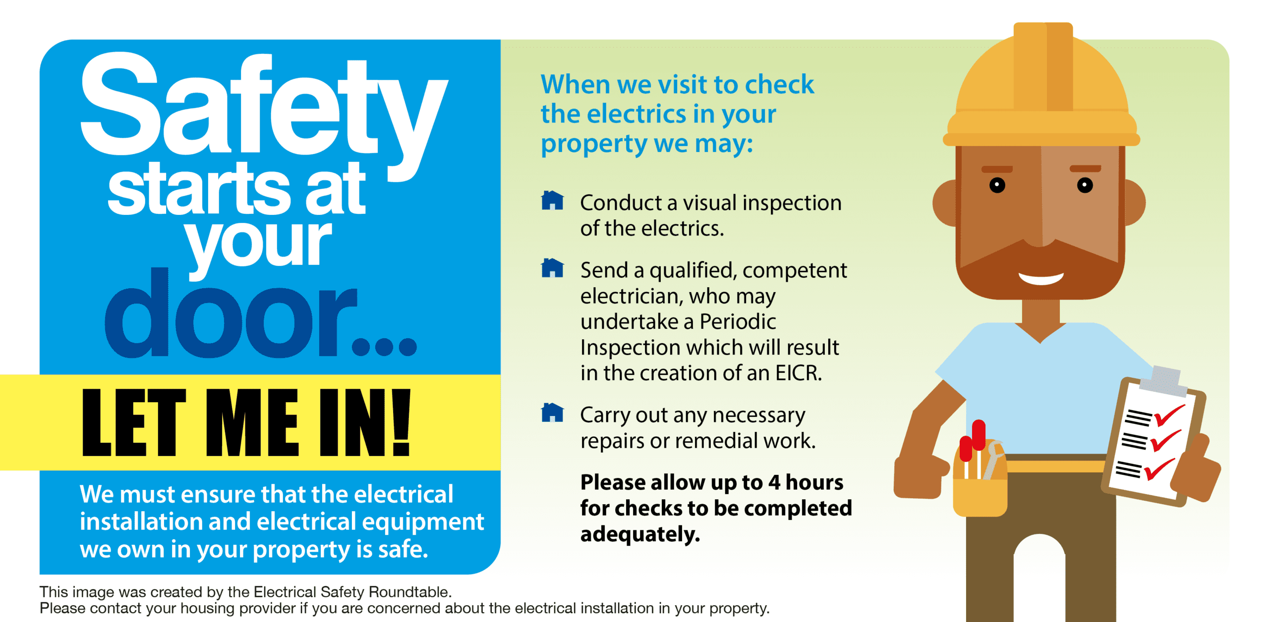 Safety starts at your door: Let Me In campaign
