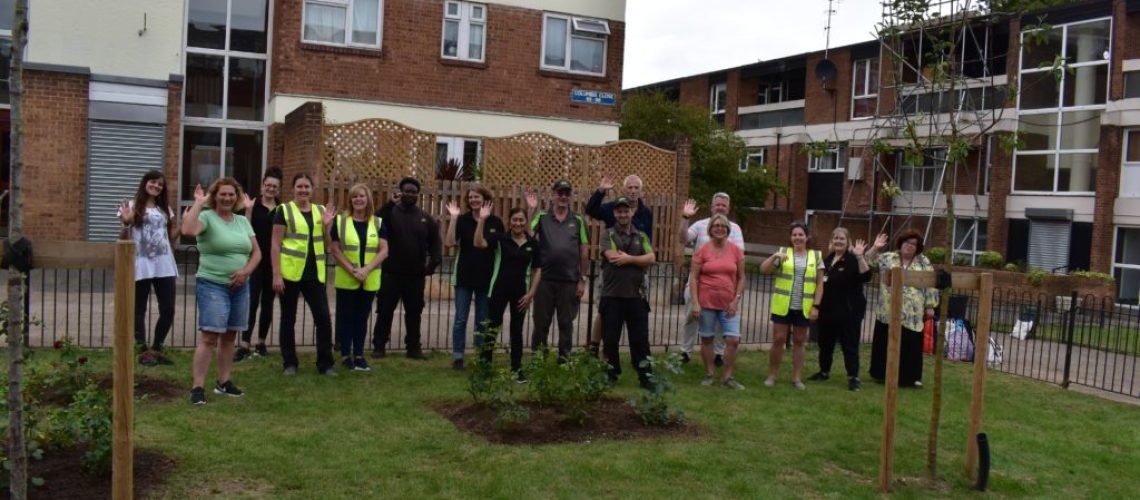 Community Impact day photo of GCH staff in Kingsholm